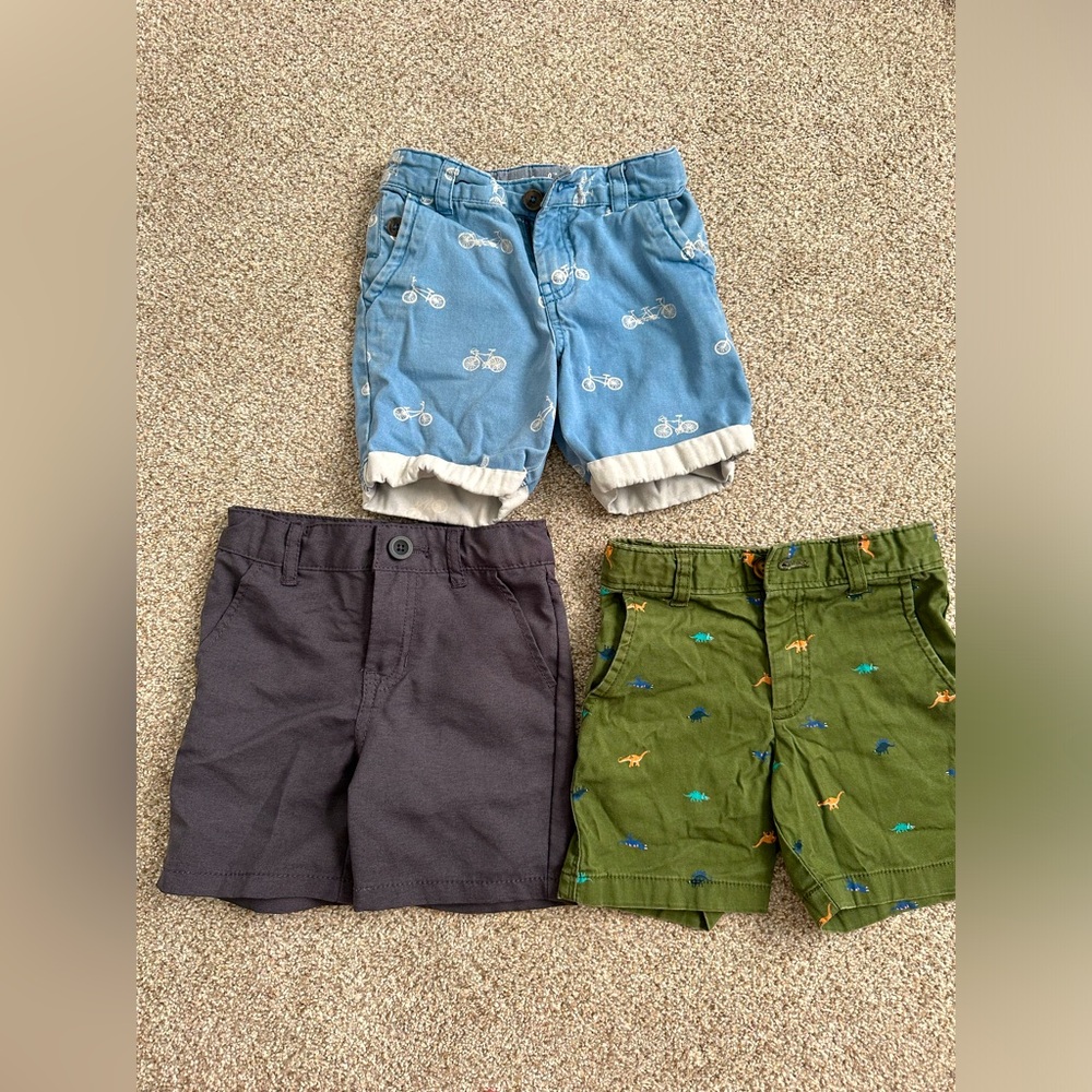 3 Pairs of Toddler Boy Shorts